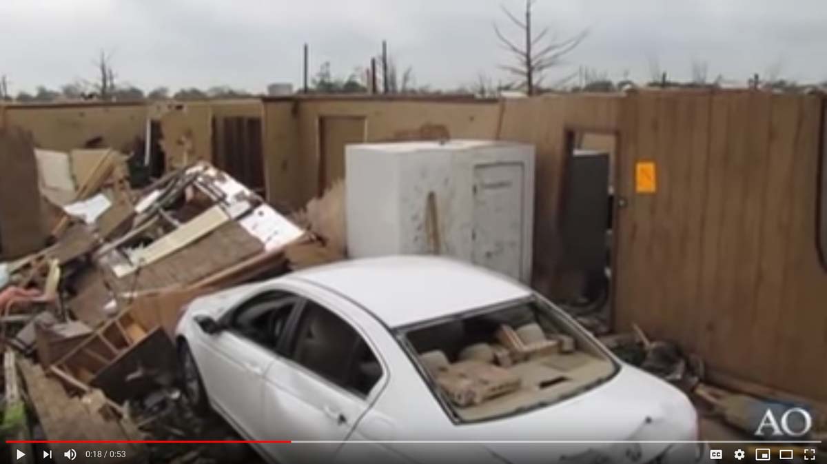 Arkansas Survives Tornado in FamilySAFE Storm Shelter FamilySAFE