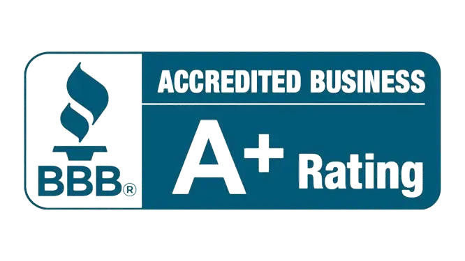 BBB Accredited A+ Business Logo
