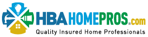 HBA Home Pros logo with colorful icons